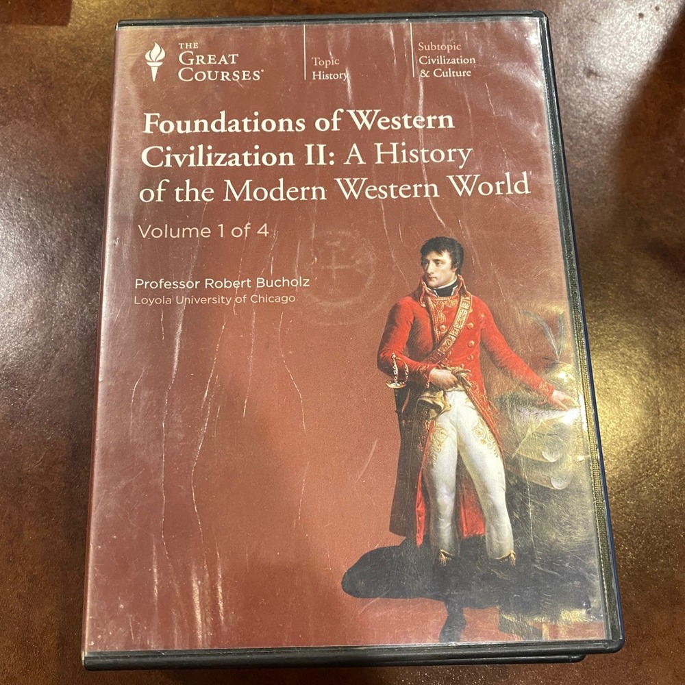 The Great Courses Foundations of Western Civilization II 48 Lectures 24 CDs Set